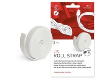 LABEL THE CABLE Roll of Double-Sided Hook and Loop Tape - Cable Ties Roll for Pe