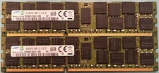 LOT OF 2 Samsung M393B2G70QH0-CMA 16GB PC3-14900R DDR3-1866Mhz Memory RAM