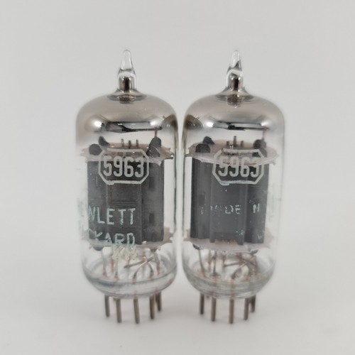 2 X 5963 HP TUBE. 1950s RCA PROD. 17MM FLAT. U-FOIL G. MATCHED PAIR. 30.CH167 - Picture 9 of 9