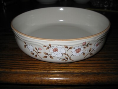 The COVINGTON Edition IDLEWILD Stoneware 9'' Round Baker Serving  Bowl Dish MINT