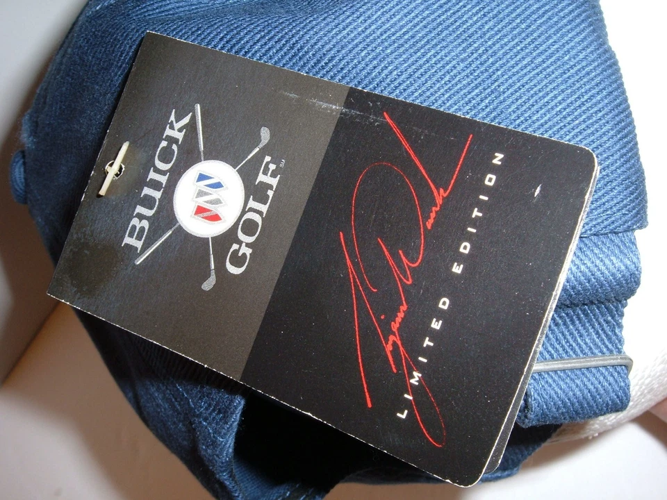 ВИНТАЖНЫЙ новый с Ярлыками NIKE 2000 TIGER WOODS BUICK гольф кепка с ремешком ограниченного тиража - Изображение 4 из 4