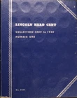 Set of 65 Lincoln Wheat Cents (1909-1940) in Whitman Folder #1-Good-AU Condition