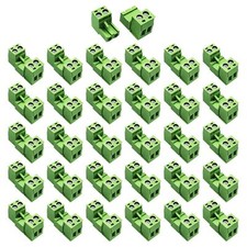 30 Pairs 2-Pin 5.08mm Pitch PCB Screw Terminal Block Plug-In Connector Set