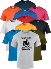 60th Birthday Vespa Scooter Mod Motorbike  Funny Gift T Shirt