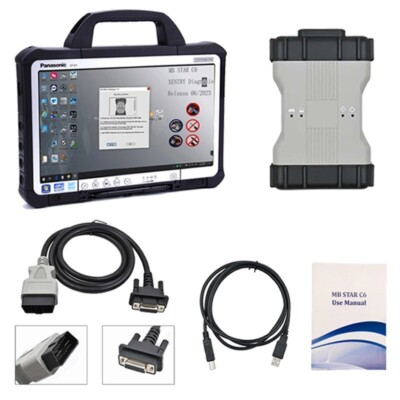 MB Star C6 Doip Vci Wifi Multiplexer Software Tablet CF-D1 Diagnosis Scanner