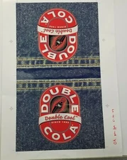 Double Cola Double Cool Since 1933 Preproduction Advertisement Vintage 
