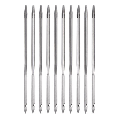 10 Stck. Leder Hand Nähen Ahle Nadeln gerade für Leinwand Reparatur