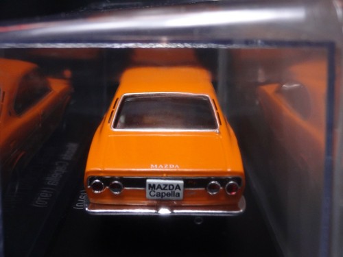Mazda Capella 1970 Orange 1/43 Scale Box Mini Car Display Diecast vol 130 - Picture 12 of 12
