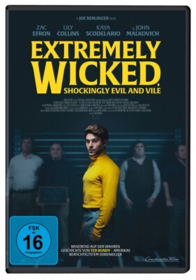 SHOCKINGLY EVIL AND VILE EXTREMELY WICKED - ZAC EFRON,LILY COLLINS,   DVD NEU