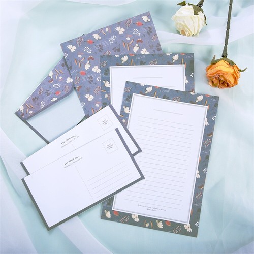 6Pcs Stationery Letter Paper 3Pcs Envelopes for Wedding Thankgiving Invitations - Picture 43 of 45