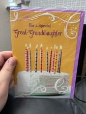 Special Thoughts For A Special Granddaughter Birthday Card W/ Envelope New  