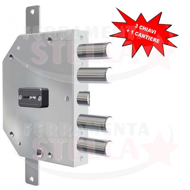SERRATURA x BLINDATE 2155/28 CR SCIVOLO + MANDATE MANO DESTRA 3 CHIAVI DOTAZIONE