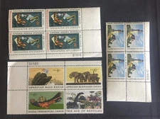 Scott US Plate Blocks #1386, #1387-1390, #1391, Mint, Nh, OG