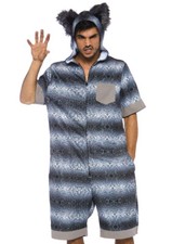 Leg Avenue Big Bad Wolf Costume, Grey, Medium/Large