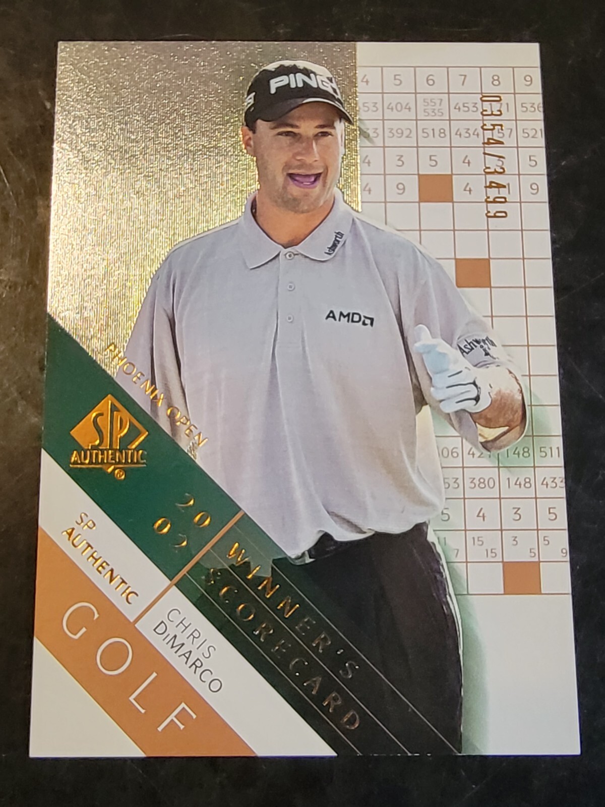 2003 SP Authentic Golf #63 Chris DiMarco /3499 