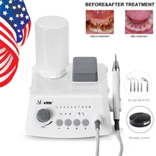 Dental Ultrasonic Scaler fit EMS Cavitron Woodpecker LED Handpiece+Tip+Bottle A8