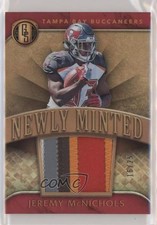 2017 Gold Standard Newly Minted Memorabilia Prime 16/25 Jeremy McNichols #36 0c6