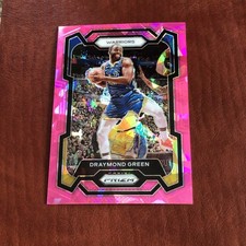 2023-24 Panini Prizm Draymond Green #75 Pink Cracked Ice GS Warriors