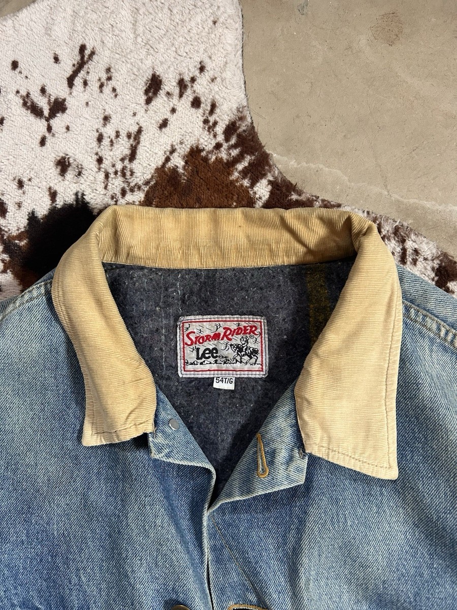 LEE×Preloved　STORM RIDER JACKET Lee Storm Rider Denim Jacket Vintage 38 from Japan | eBay