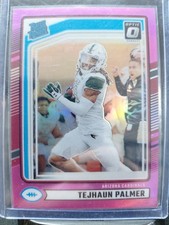 Panini 2024 Donruss Rated Rookie Prizm Tejhaun Palmer #384 Cardinals