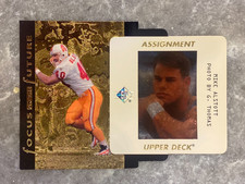 Mike Alstott 1996 Upper Deck SP Focus on the Future Rookie (RC) Die Cut #F30