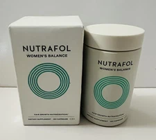 2 PACK NUTRAFOL Womens Balance Hair Growth Nutraceutical 120 Caps EXP 4/26+ U55B