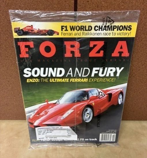 Forza Magazine Feb 2008 No. 83 Sound & Fury Enzo Ultimate Ferrari Experiece NEW