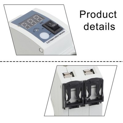 40A Current Limiter Adjustable with LED Indicator for Electronic Circuit Safety