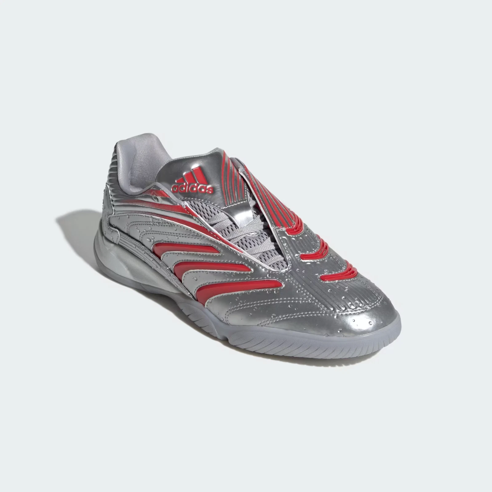 KH6906 Coca-Cola × adidas Predator Sala "Silver Metallic/None/Grey Two" (Men's)