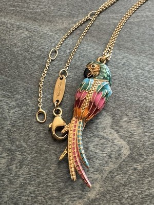 Original Thomas Sabo Sterling Silber Kette mit Papagei Anhänger vergoldet