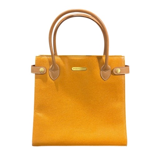 Burberry Cabas Leather Brown Tote Bag #TFB9968