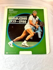 Vtg Wimbledon 1979 and 1980 RCA SelectaVision VideoDisc CED Tennis Documentary