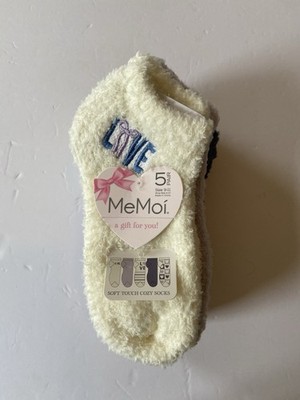 MeMoi Soft Touch Cozy Ankle Socks 5 Pair Set | Fuzzy Women s Socks | Multicolor 