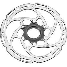 Tektro 2.3mm Disc Brake Rotor - Centerlock Silver 180mm