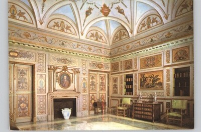 Salon Mazarin Palais de Monaco Interior View Postcard