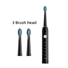 Jianpai Black and White Sonic Electric Toothbrush for Male and Female Lovers 5-M