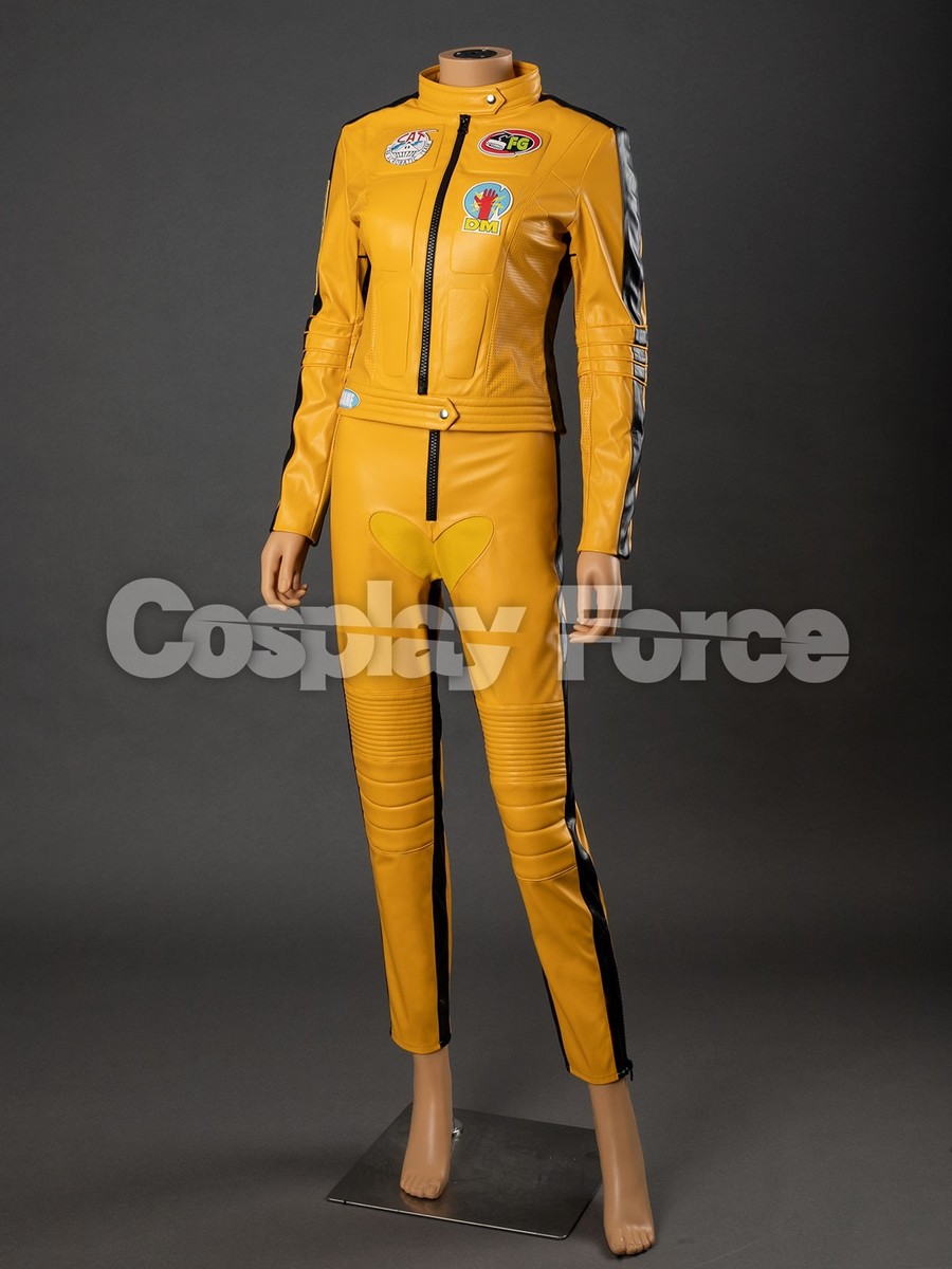 ユニフォーム 古着 90s Bukta バクタ UK製 黄色 Vネック 40 The Bride Beatrix Kiddo Cosplay Costume Women Yellow Biker Jacket