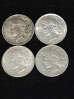 Lot of Four Peace Silver Dollars 3 x 1923 , 1935 As Shown As Found #3