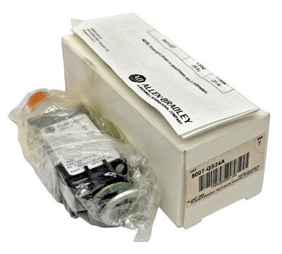 Allen Bradley 800T-QS24A /T 18mm Pilot Light 800T PB Incandescent Lamp 24V AC/DC