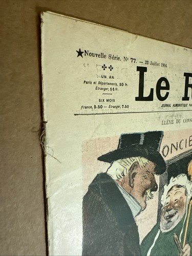 Le Rire Journal Humoristique French Magazine July 23, 1904 - Picture 2 of 4