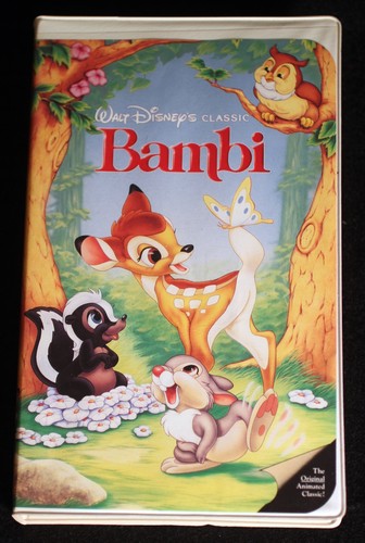 Walt Disney Legend Frank Thomas Personal Estate BAMBI VHS Animation 1989 release - Picture 3 of 10