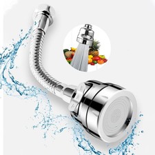 Kitchen Faucet Sprayer Attachment, Movable Faucet Extender  with 4 Spray Modes,
