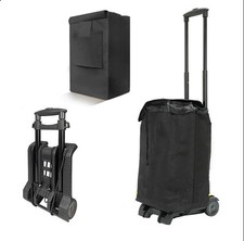 Small Hand Truck Folding Hand Dolly 80lbs Duty Collapsible Shopping Cart Outd...