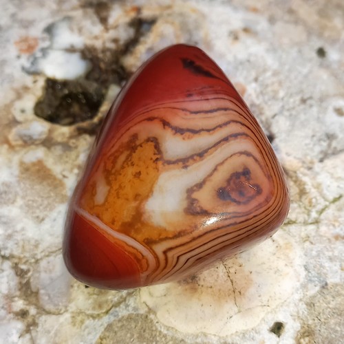 Streifenachat Karneol Carneol roter Achat Red Agat Nr.H5 Kraft Zen Carnelian Streifenachat Karneol Carneol roter Achat Red Agat Nr.H5 Kraft Zen Carnelian