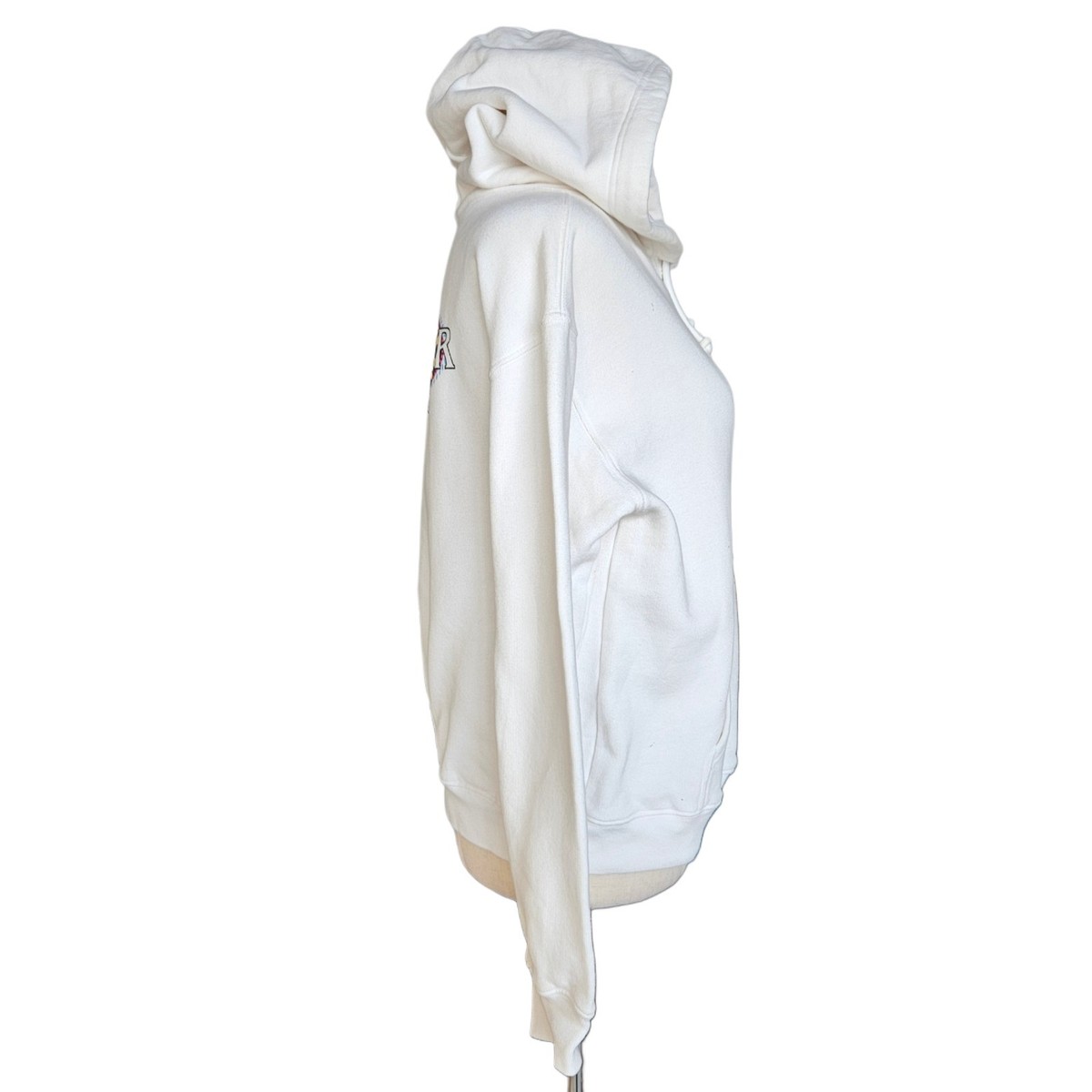 Balenciaga White Hoodie With Logo Patch Woman Sweater | eBay