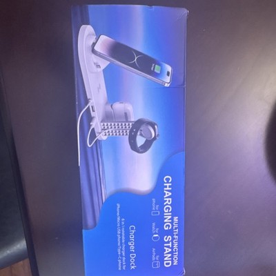 White Multi-Function Charging Stand for iPhone, Watch, AirPods