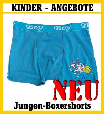 4er Kinder Boxershorts Jungen Unterhosen Slips Panty Hipster Schlüpfer Shortys