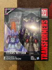 Hasbro Transformers Generations Titans Return Voyager GALVATRON and Nucleon