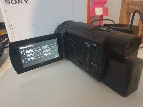 Sony FDR-AX53 4K Camcorder BOXED + Spare Battery + External Charger - Picture 5 of 8