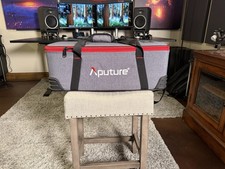 Aputure LS C300d II 300D Mark II LED Video Light V-Mount Case Cables